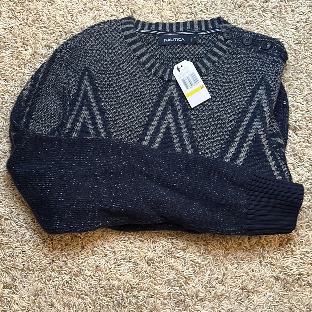 Nautica - Men’s Wool Blend Sweater - Size Medium